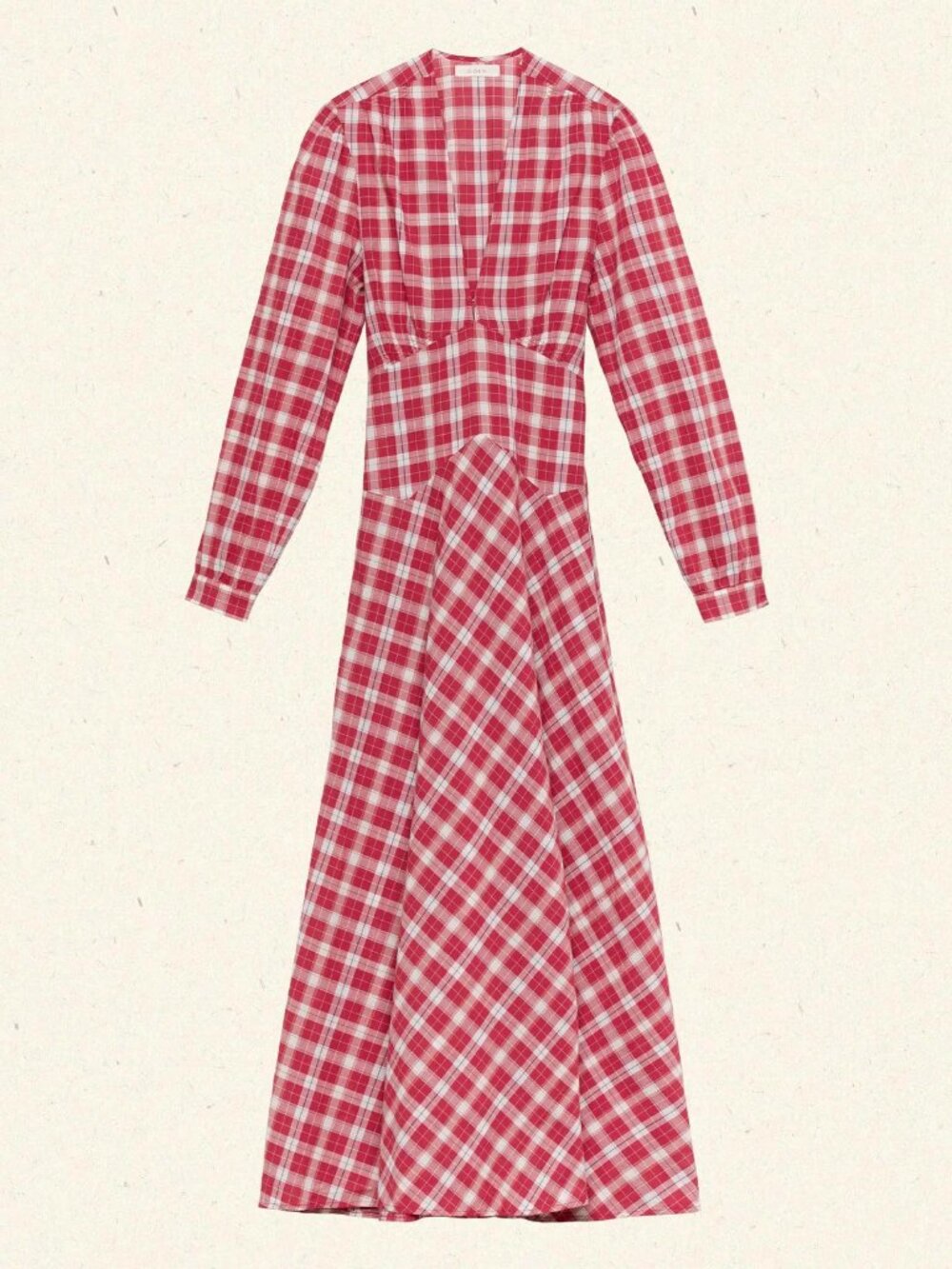 Doen Charleston Dress in Alsace Plaid - XXL